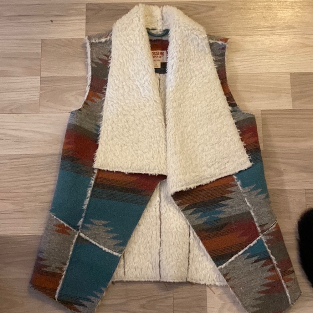 Cream Fuzzy Jacket